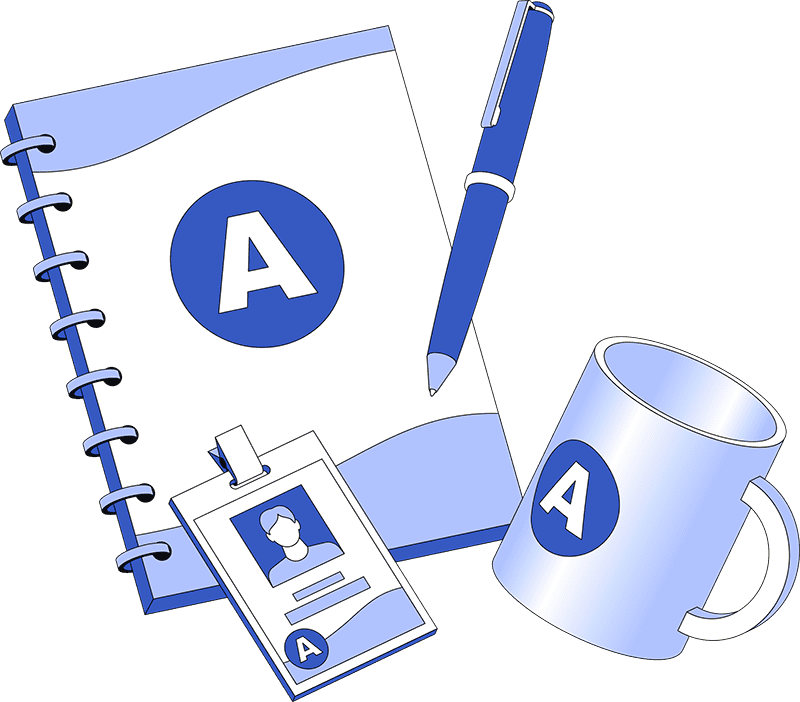 Criação de Site Profissional 13 brand identity and logotype design on sketchbook